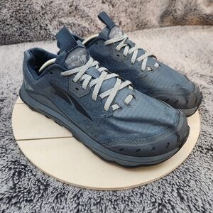 Altra Lone Peak 6 Women's Size 7.5 Trail Running Shoes Blue Foot Shape